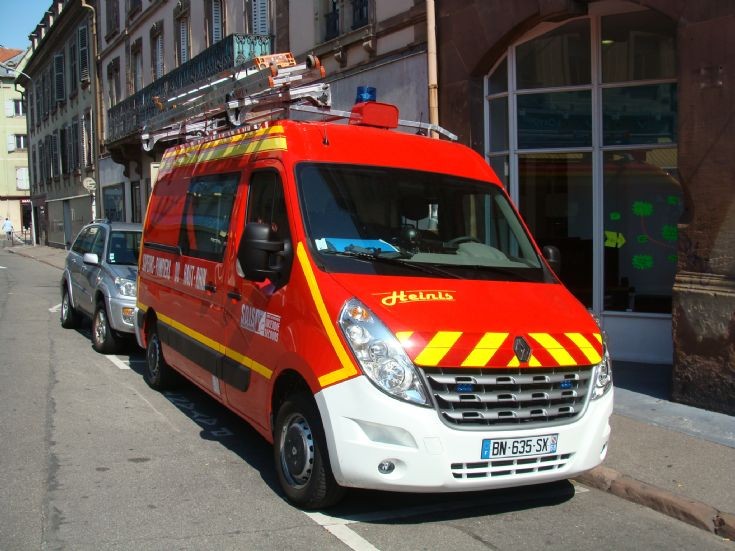Renault van of Colmar FD France