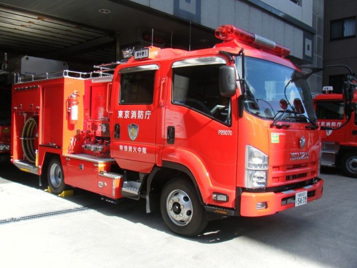 Tokyo Fire Department Pumper at Nakano FS