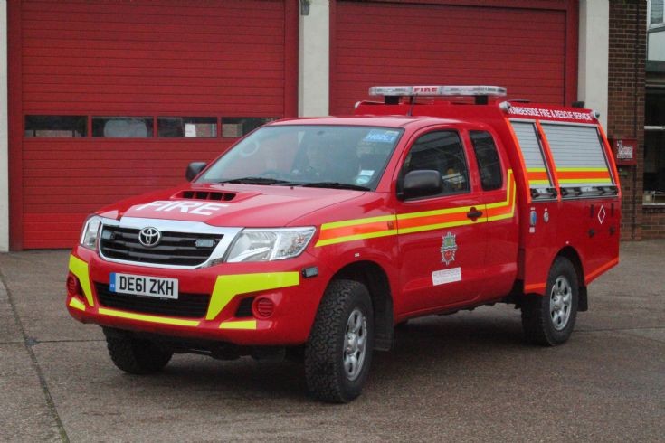 humberside small fire unit DE61 ZKH