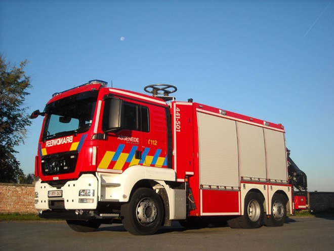 Heavy rescue truck Brandweer Assenede