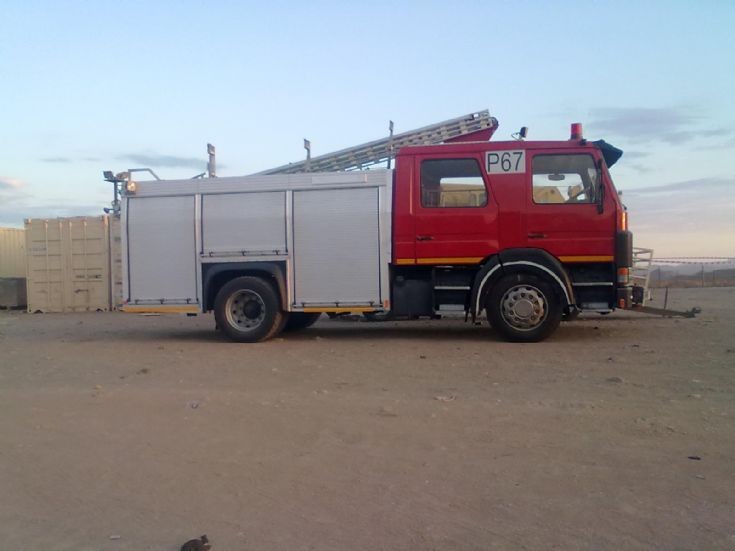 Scania Fire truck Skorpion Mine Namibia