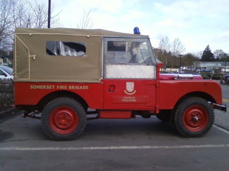 Land Rover. Somerset Fire Brigade