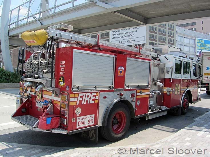 Ferrara pump FDNY Engine 54 back