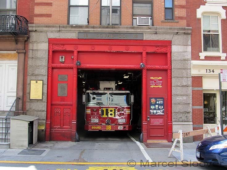 Fire House Squad 18 Manhattan New York city