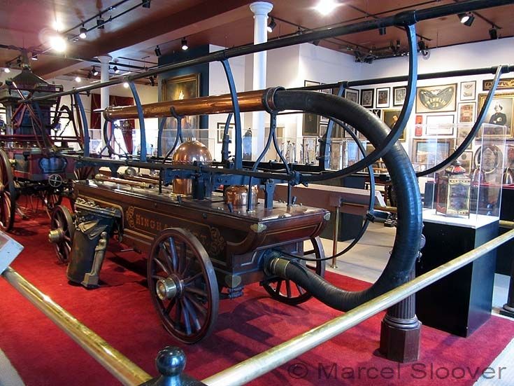 Old-timer fire engine NYC Fire museum