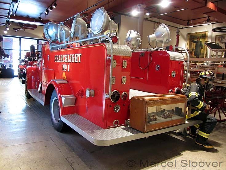 Mack Searchlight Fire museum FDNY back