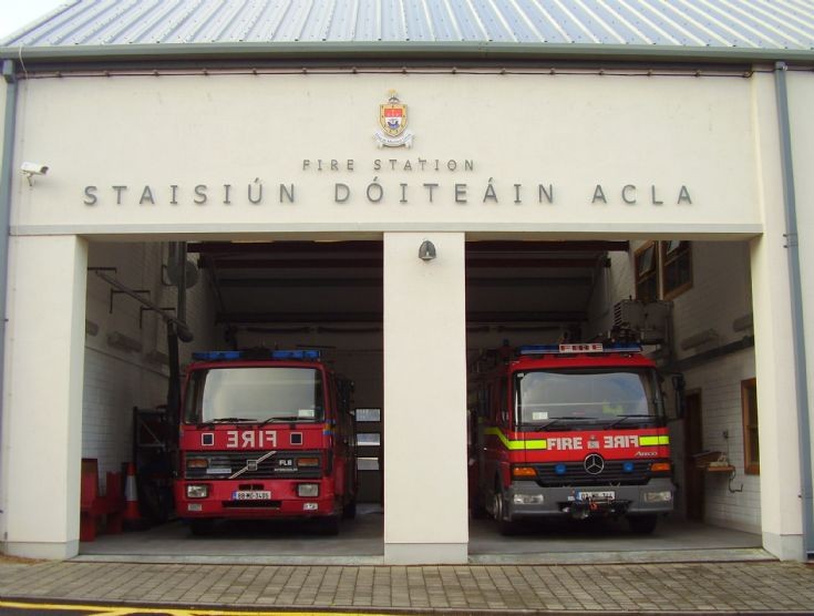 Achill Fire Station, County Mayo, Ireland.
