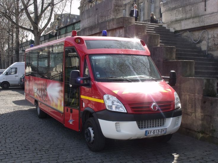 Minibus in Paris.