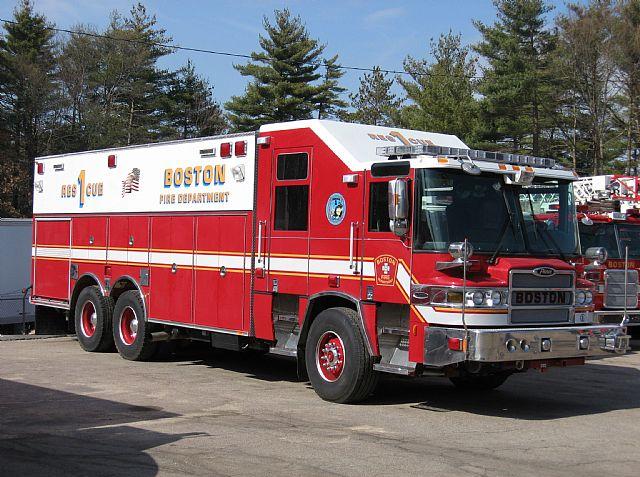 Boston Fire Department New Pierce Rescue