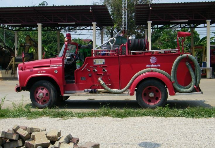toyota fire engine MaeChan Council depot