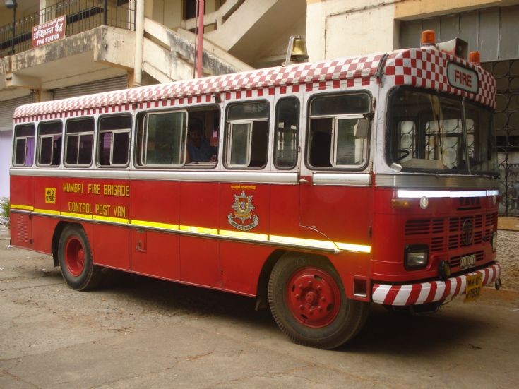 mumbai fire brigade Control Post van