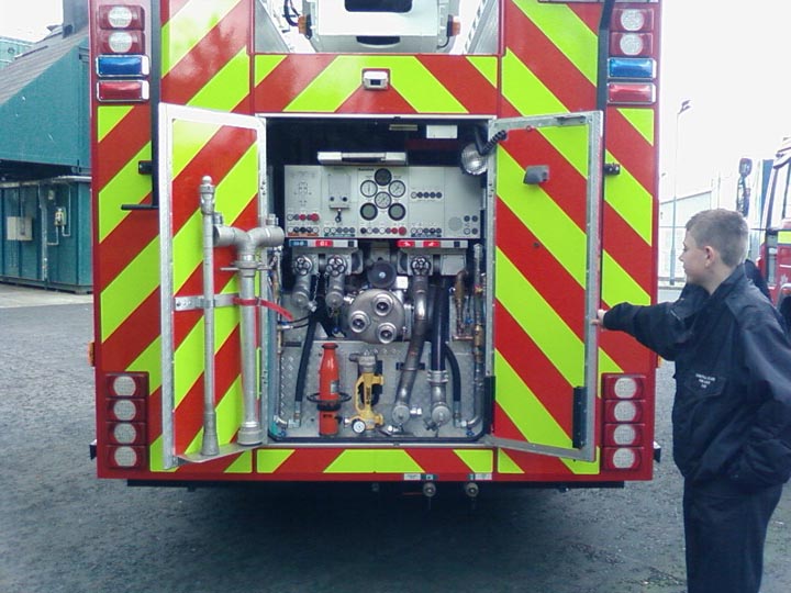 Fire Engines Photos A.R.P Volvo seen at Falkirk fire station