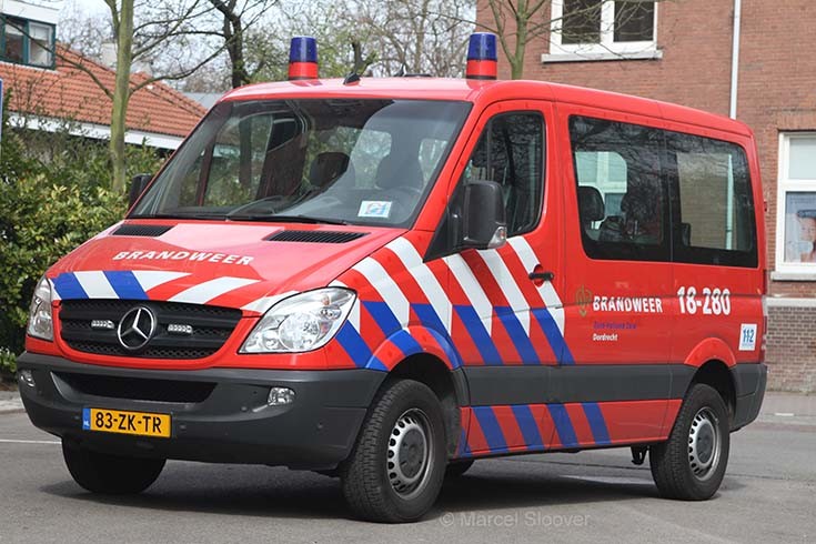 Brandweer Dordrecht Mercedes Sprinter 18-280