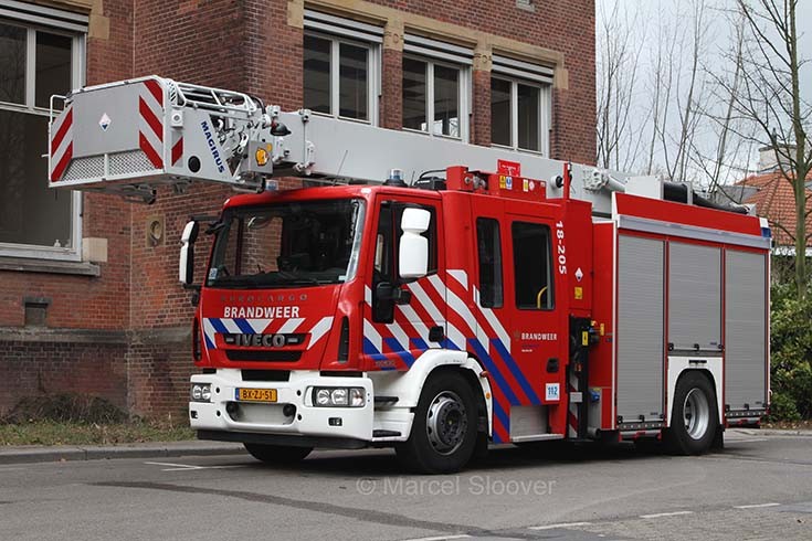 Brandweer Dordrecht 18-205 Iveco Multistar