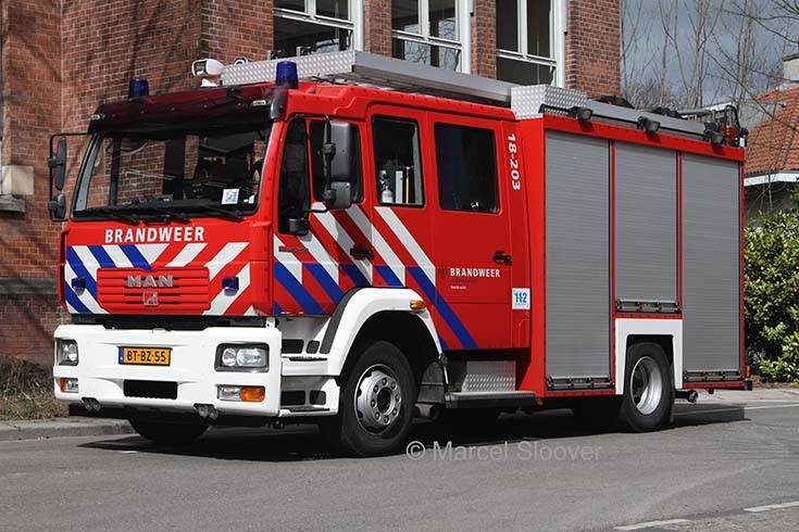 Brandweer Dordrecht MAN HDS Godiva 18-203