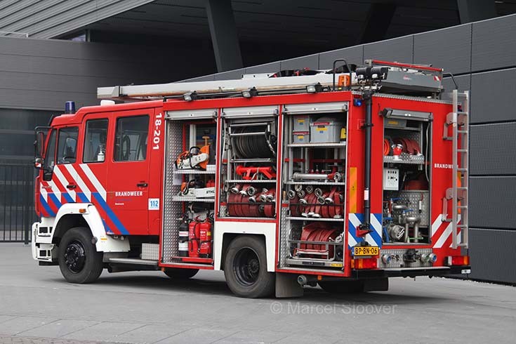 Brandweer Dordrecht MAN HDS back