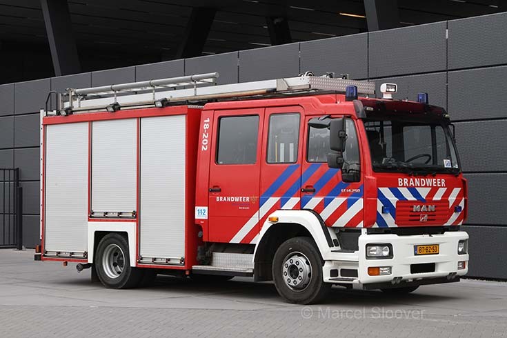 Brandweer Dordrecht MAN HDS Godiva 18-202
