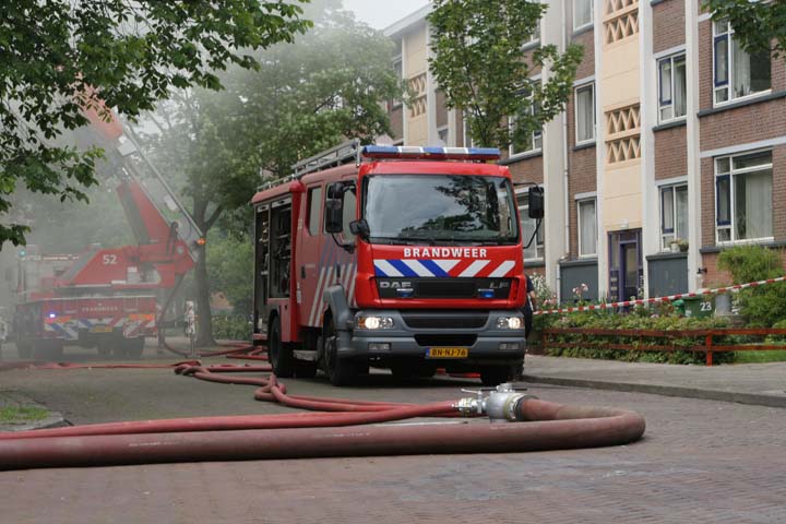 Watertender & Ladder brandweer Den Haag in action