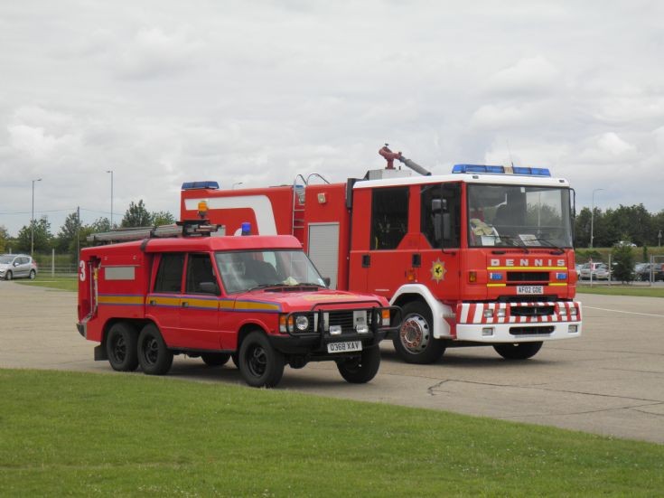 Duxford Fire Rescue vehicles