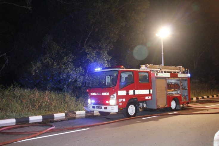 Night Operation Brunei Fire dept