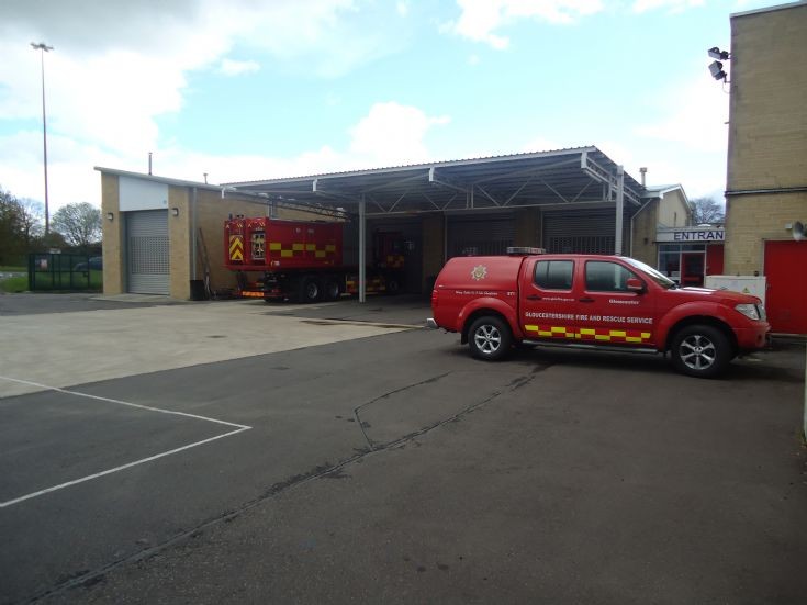 Rear shot of Cirencester Fire Station