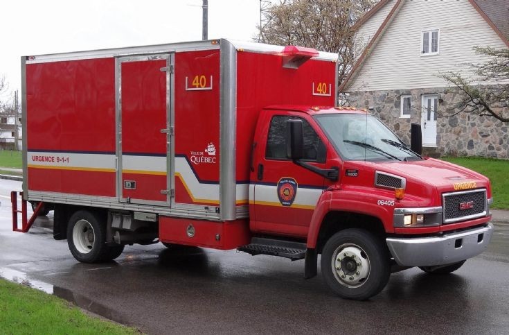 Quebec Fire Department Unit 40 GMC