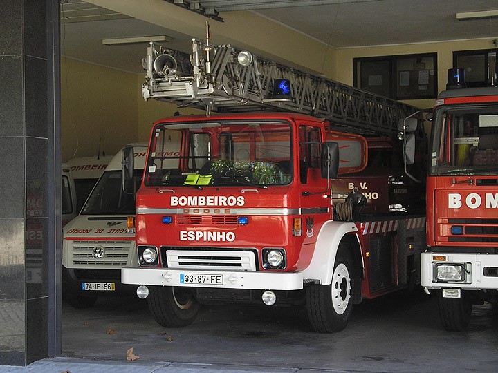 Portugal - Bombeiros Espinho Dodge Ladder.