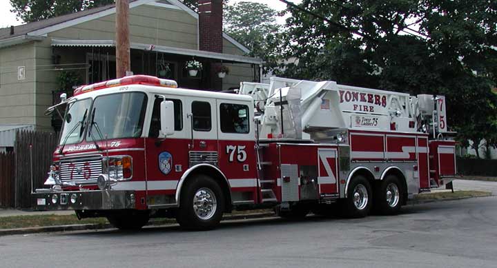 Yonkers Fire department Ladder 75
