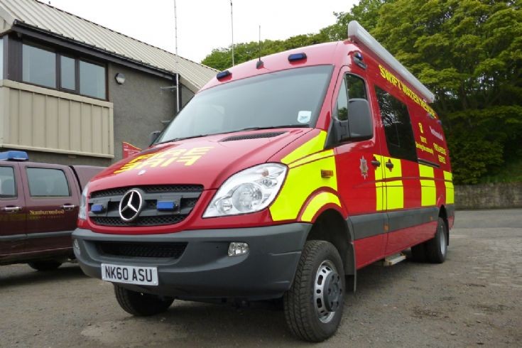 Northumberland FRS Mercerdes Fast Water Rescue