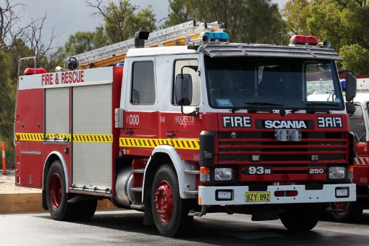 Western Australian Fire Services Scania 93m