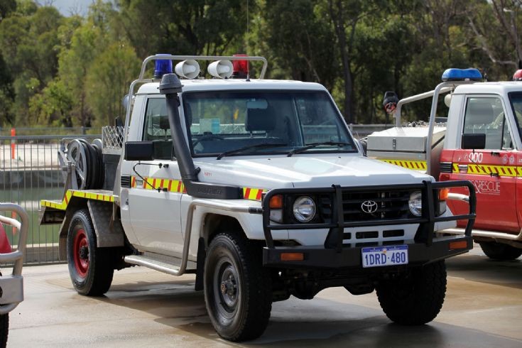 Western Australian Fire Services Landcruiser