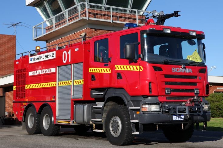 Trainsfield Aviation Rescue Fire Fighting Scania