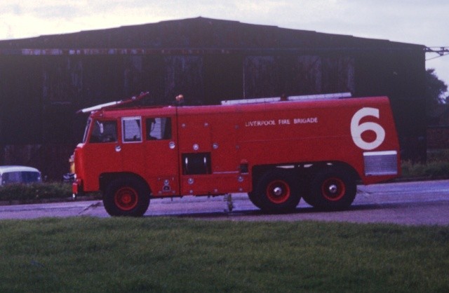 Airfield crash tender 6 Liverpool Fire Brigade