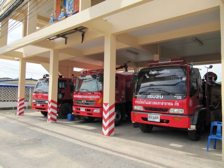 Najomtien Fire Brigade Station Thailand
