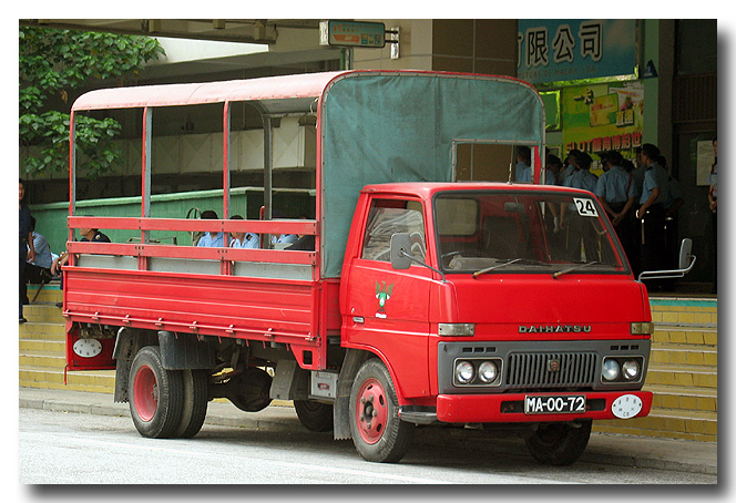 Daihatsu lorry Fire brigade Macau