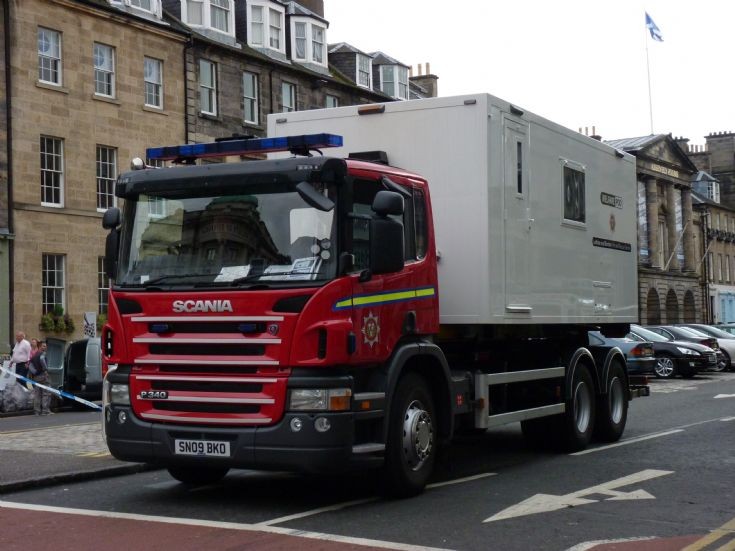 Lothian and Borders FRS PM with welfare pod.