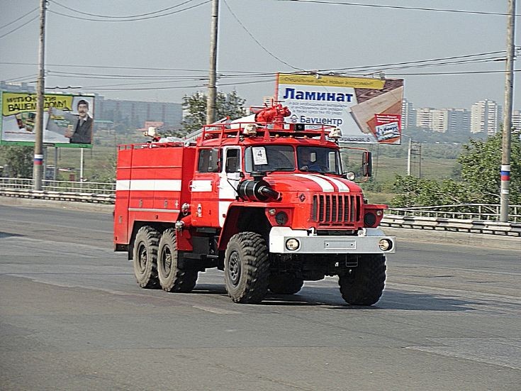 URAL-5557 Omsk Fire brigade