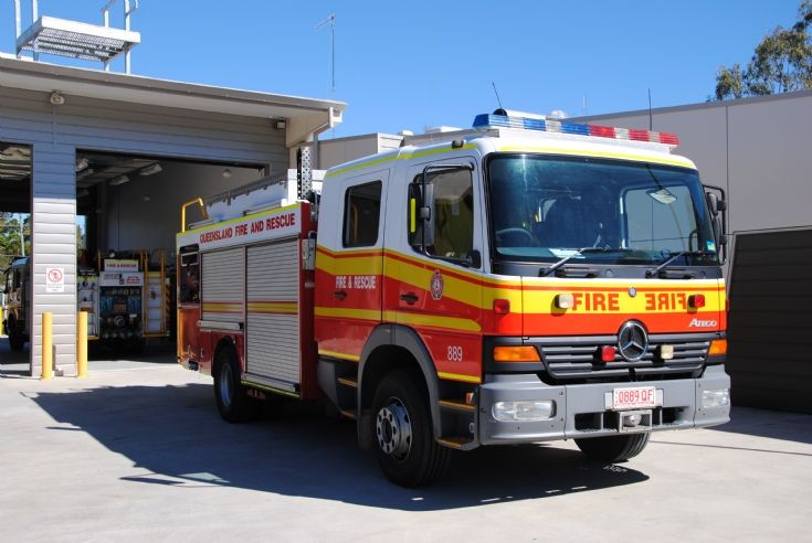 QF&R Mercedes Atego Nerang Fire station