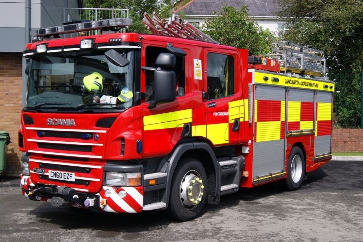 Mid and West Wales Fire and Rescue Scania