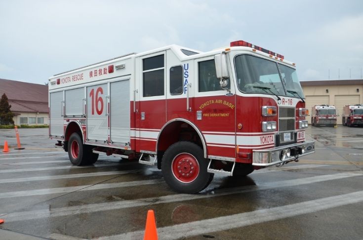 USAF Pierce Rescue Truck