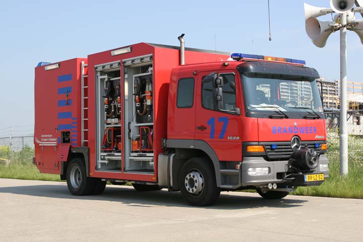 Rescue truck Amsterdam Airport Schiphol Mercedes