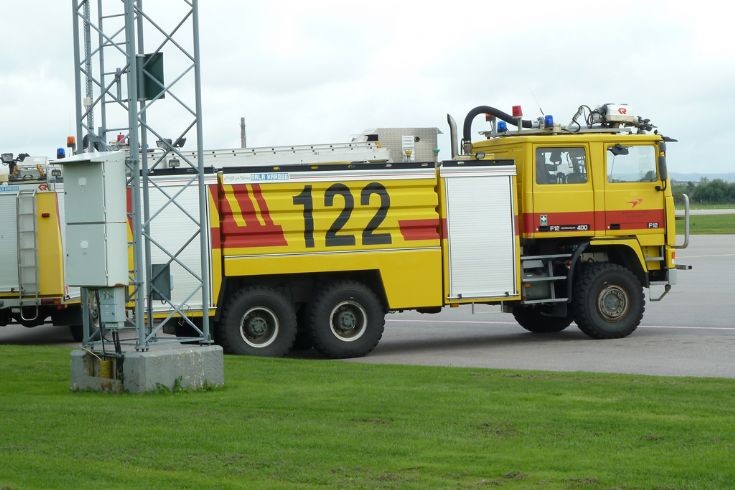 122 Volvo F12 400 Norrkoping Airport Fire Service