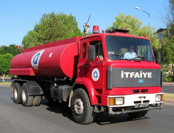 BMC Fatih Water Tanker 3 Antalya Fire