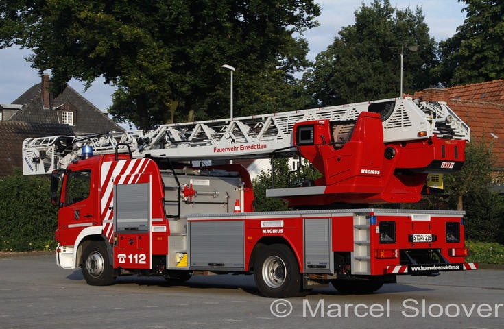 Feuerwehr Emsdetten Mercedes Magirus back