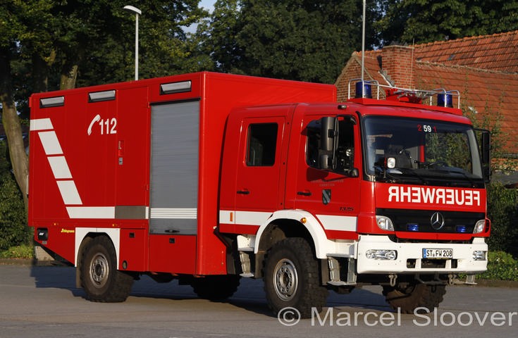 Feuerwehr Emsdetten Mercedes Atego GW-Logistik