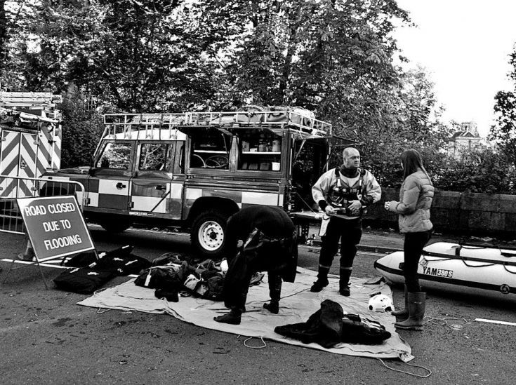 Kitting up Skeldergate York Land Rover