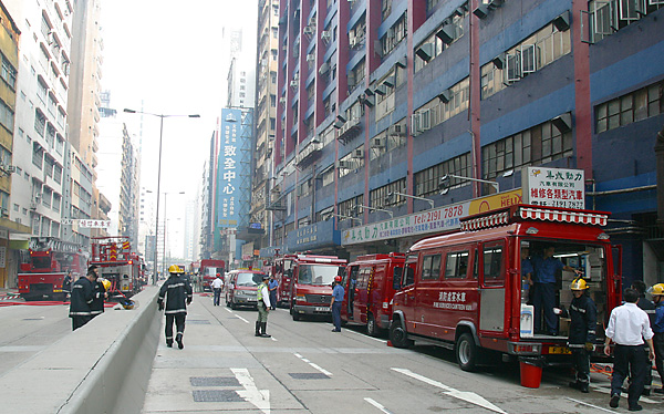 alarm at Mong Kok Hong Kong
