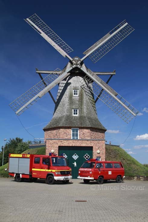 Wind Mill Fire station Sinningen NRW Germany