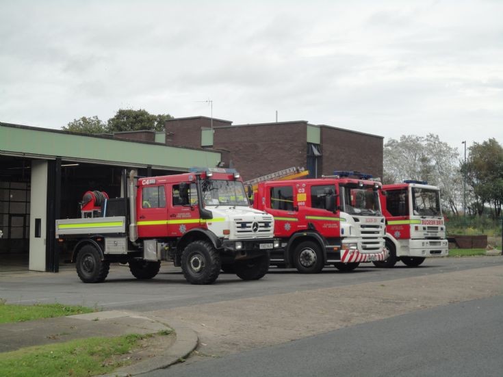 Grangetown fire station line up.