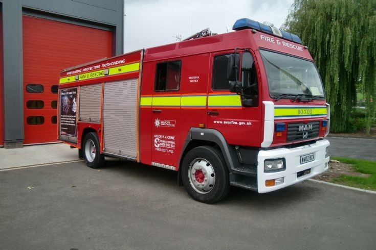 station 16 nailsea avon fire service MAN